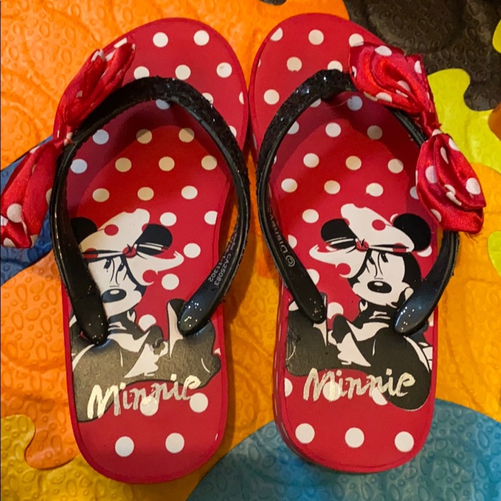 Minnie Mouse wedge sandals